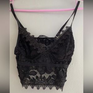 Lace crop top